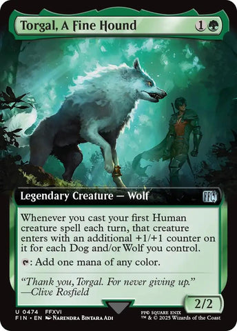 Image for Torgal, A Fine Hound (Extended Art) (474) (FINAL FANTASY) - Magic: The Gathering