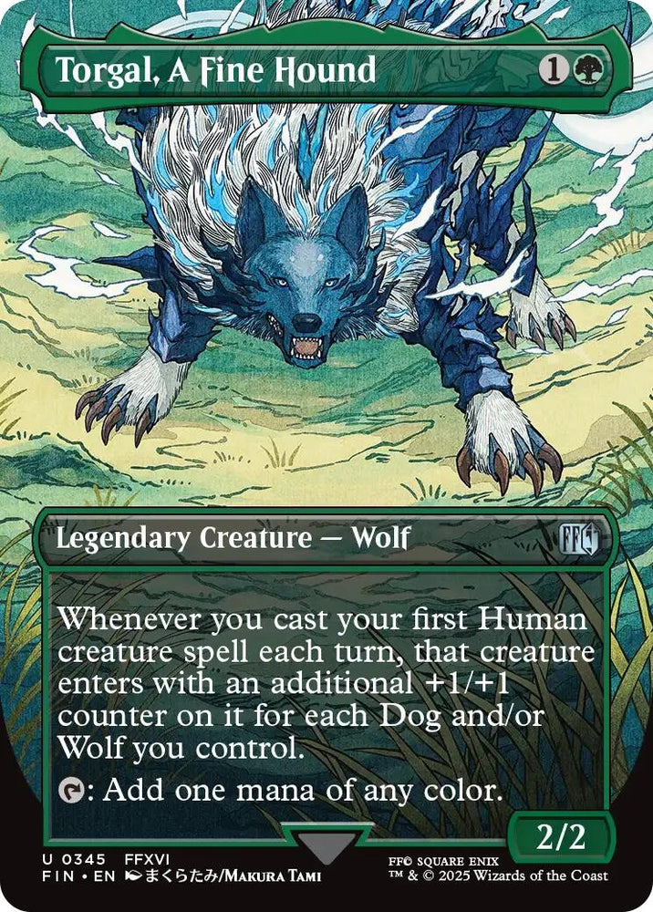 Image for Torgal, A Fine Hound (Borderless) (345) (FINAL FANTASY) - Magic: The Gathering
