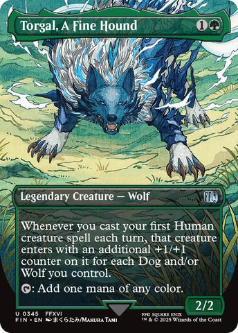 Image for Torgal, A Fine Hound (Borderless) (345) (FINAL FANTASY) - Magic: The Gathering