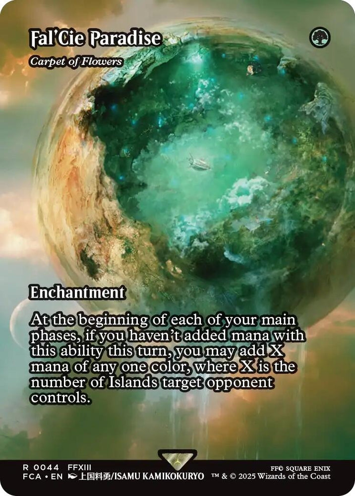 Image for Fal'Cie Paradise - Carpet of Flowers (Showcase) (44) (FINAL FANTASY: Through the Ages) - Magic: The Gathering