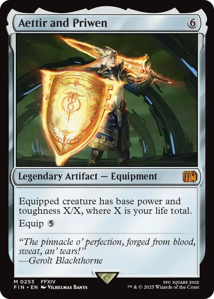 Image for Aettir and Priwen (253) (FINAL FANTASY) - Magic: The Gathering