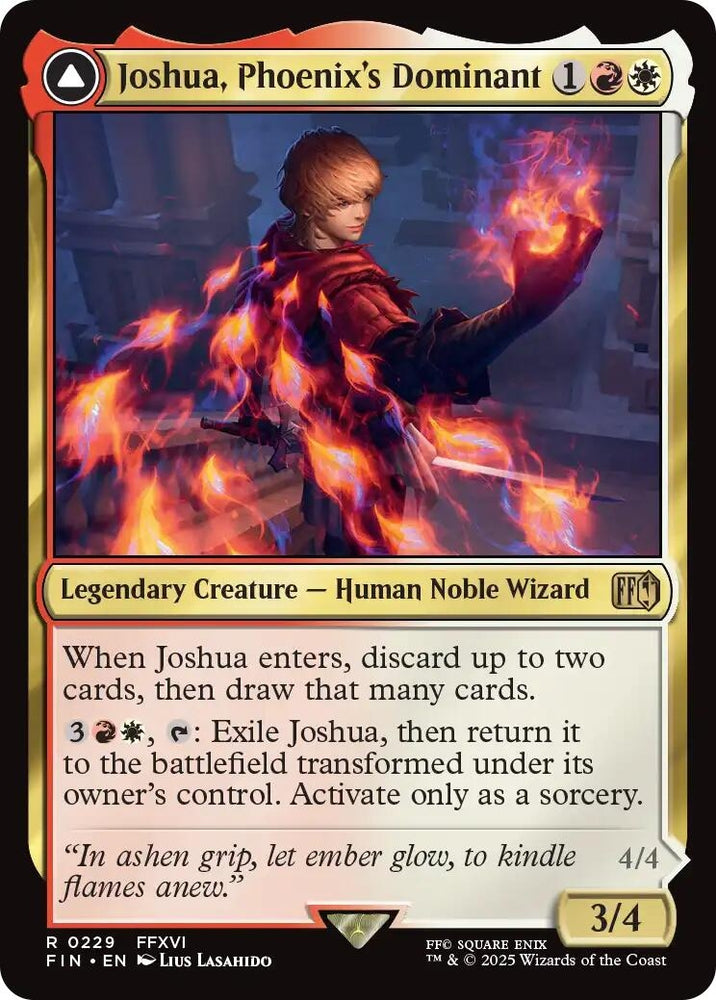 Image for Joshua, Phoenix's Dominant (229) [FINAL FANTASY] - Magic: The Gathering