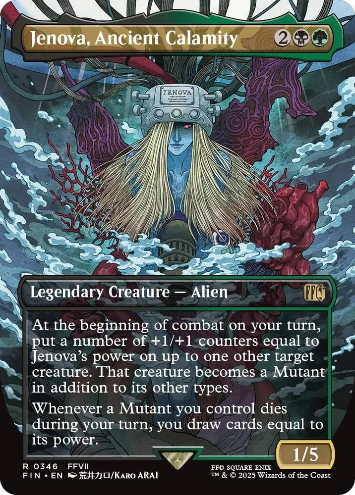 Image for Jenova, Ancient Calamity (Borderless) (346) (FINAL FANTASY) - Magic: The Gathering