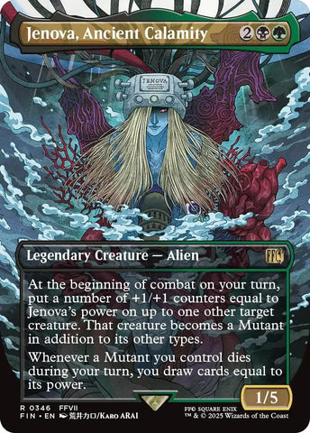 Image for Jenova, Ancient Calamity (Borderless) (346) (FINAL FANTASY) - Magic: The Gathering