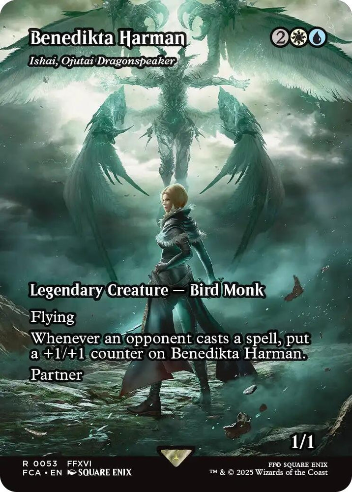 Image for Benedikta Harman - Ishai, Ojutai Dragonspeaker (Showcase) (53) (FINAL FANTASY: Through the Ages) - Magic: The Gathering