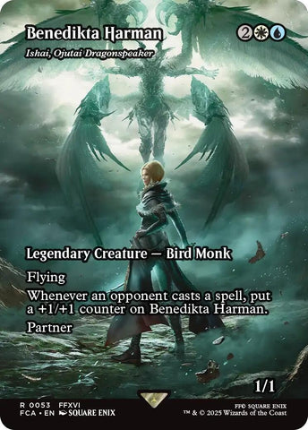 Image for Benedikta Harman - Ishai, Ojutai Dragonspeaker (Showcase) (53) (FINAL FANTASY: Through the Ages) - Magic: The Gathering