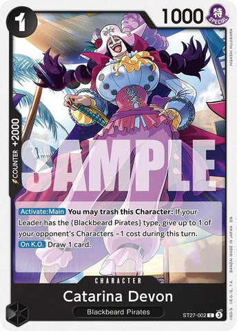Catarina Devon (ST27-002) [Starter Deck 27: BLACK Marshall.D.Teach]