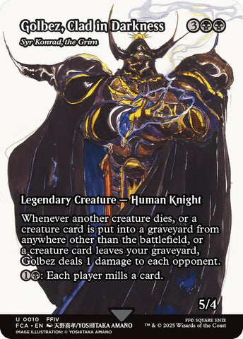 Image for Golbez, Clad in Darkness - Syr Konrad, the Grim (Showcase) (10) (FINAL FANTASY: Through the Ages) - Magic: The Gathering