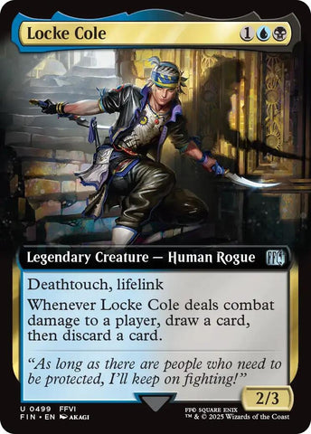 Image for Locke Cole (Extended Art) (499) (FINAL FANTASY) - Magic: The Gathering