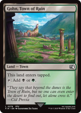 Image for Gohn, Town of Ruin (278) (FINAL FANTASY) - Magic: The Gathering