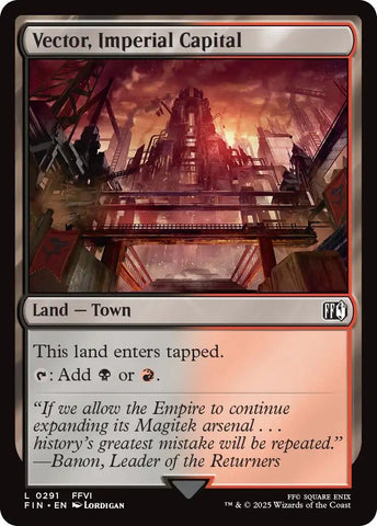 Image for Vector, Imperial Capital (291) (FINAL FANTASY) - Magic: The Gathering