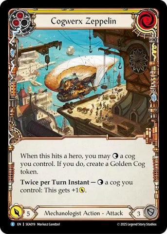 Cogwerx Zeppelin (Yellow) (SEA019) (High Seas)
