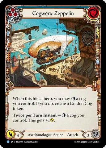 Cogwerx Zeppelin (Blue) (SEA020) (High Seas)