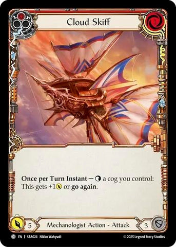 Image for Cloud Skiff (Red) (SEA024) (High Seas) - Flesh and Blood TCG