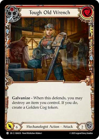 Image for Tough Old Wrench (Red) (SEA033) (High Seas) - Flesh and Blood TCG