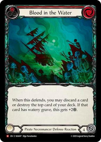 Image for Blood in the Water (SEA047) (High Seas) - Flesh and Blood TCG