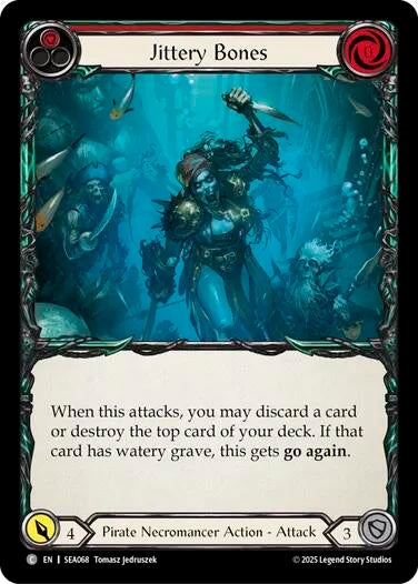 Jittery Bones (Red) (SEA068) (High Seas)