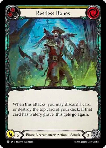 Restless Bones (Yellow) (SEA072) (High Seas)