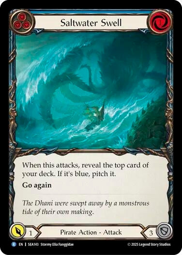 Saltwater Swell (Blue) (SEA143) (High Seas)