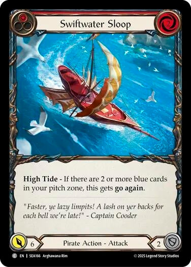Swiftwater Sloop (Red) (SEA166) (High Seas)