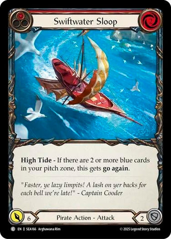 Swiftwater Sloop (Red) (SEA166) (High Seas)