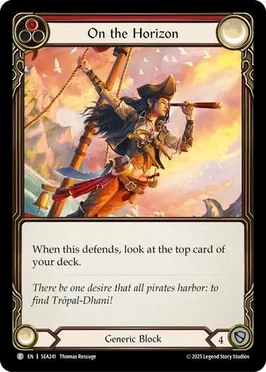 On the Horizon (Red) (SEA241) (High Seas)
