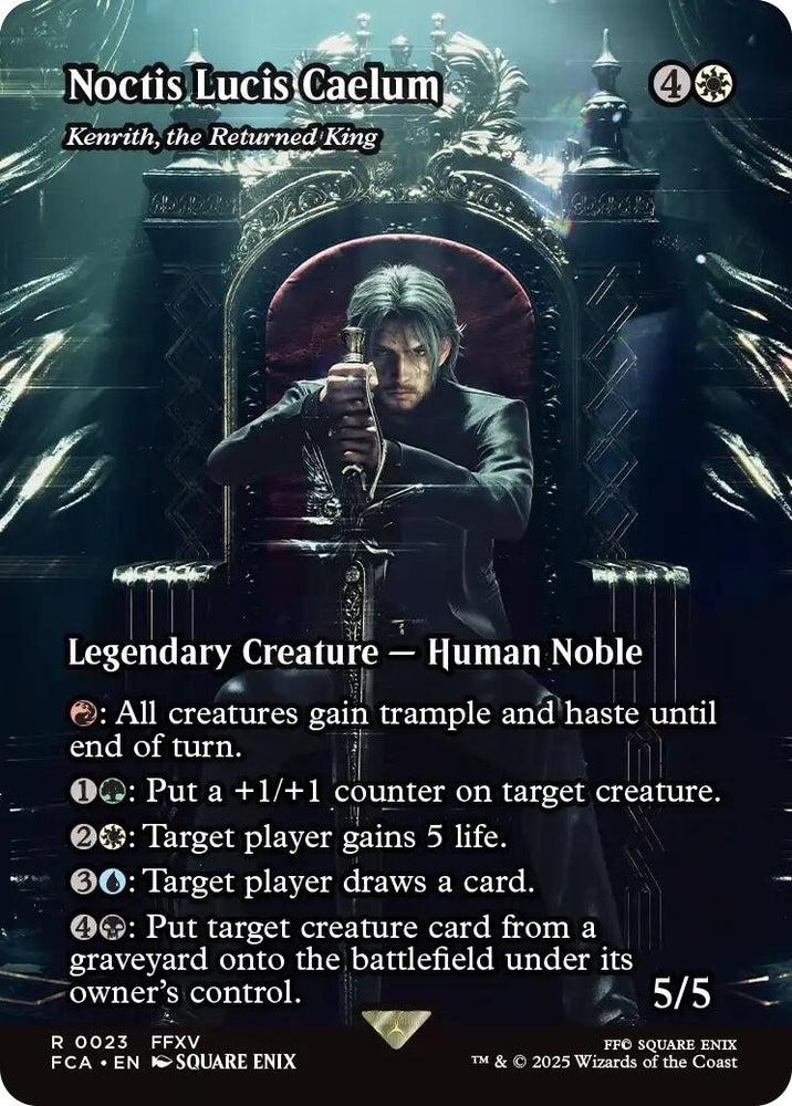 Image for Noctis Lucis Caelum - Kenrith, the Returned King (Showcase) (23) [FINAL FANTASY: Through the Ages] - Magic: The Gathering