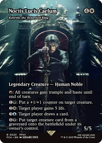Image for Noctis Lucis Caelum - Kenrith, the Returned King (Showcase) (23) [FINAL FANTASY: Through the Ages] - Magic: The Gathering