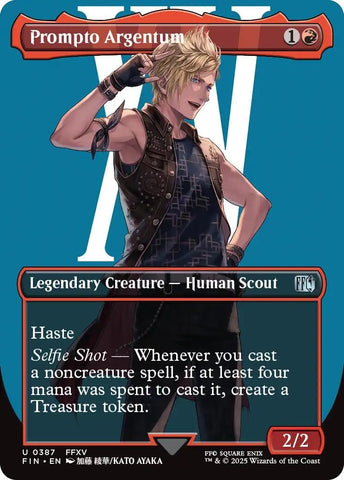 Image for Prompto Argentum (Borderless) (387) (FINAL FANTASY) - Magic: The Gathering