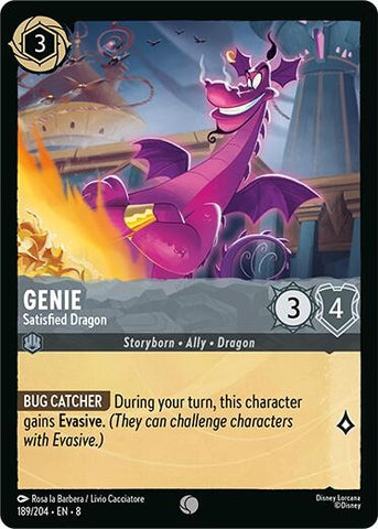 Genie - Satisfied Dragon (189/204) (Reign of Jafar)