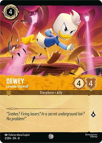 Dewey - Lovable Showoff (Foil) (2/204) (Reign of Jafar)