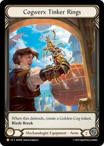 Image for Cogwerx Tinker Rings (Treasure) (SEA008) (High Seas) - Flesh and Blood TCG