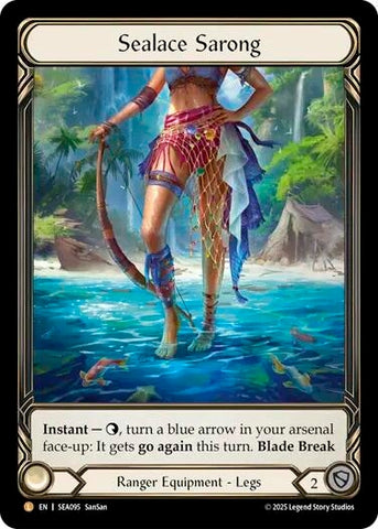 Image for Sealace Sarong (Treasure) (SEA095) (High Seas) - Flesh and Blood TCG