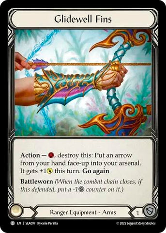 Image for Glidewell Fins (Treasure) (SEA097) (High Seas) - Flesh and Blood TCG