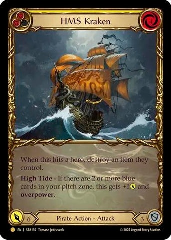 Image for HMS Kraken (Treasure) (SEA135) (High Seas) - Flesh and Blood TCG