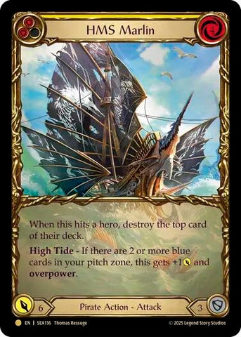 Image for HMS Marlin (Treasure) (SEA136) (High Seas) - Flesh and Blood TCG