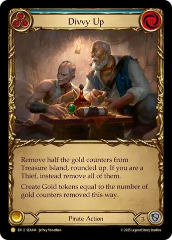 Image for Divvy Up (Treasure) (SEA144) (High Seas) - Flesh and Blood TCG