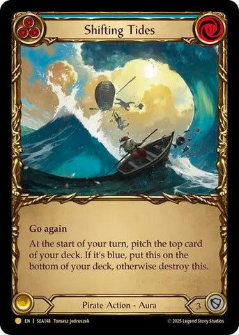 Image for Shifting Tides (Treasure) (SEA148) (High Seas) - Flesh and Blood TCG