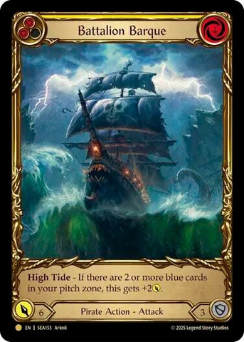Battalion Barque (Yellow) (Treasure) (SEA153) [High Seas]