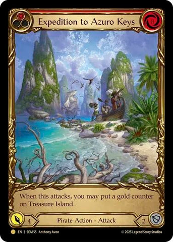 Image for Expedition to Azuro Keys (Treasure) (SEA155) (High Seas) - Flesh and Blood TCG
