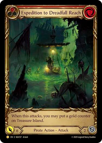 Image for Expedition to Dreadfall Reach (Treasure) (SEA157) (High Seas) - Flesh and Blood TCG