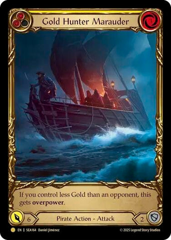 Image for Gold Hunter Marauder (Treasure) (SEA164) (High Seas) - Flesh and Blood TCG