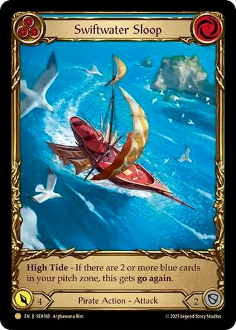 Image for Swiftwater Sloop (Blue) (Treasure) (SEA168) (High Seas) - Flesh and Blood TCG