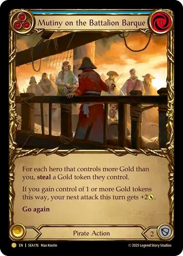 Mutiny on the Battalion Barque (Treasure) (SEA176) [High Seas]