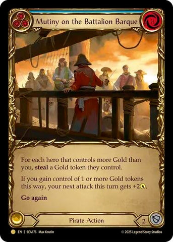 Mutiny on the Battalion Barque (Treasure) (SEA176) [High Seas]