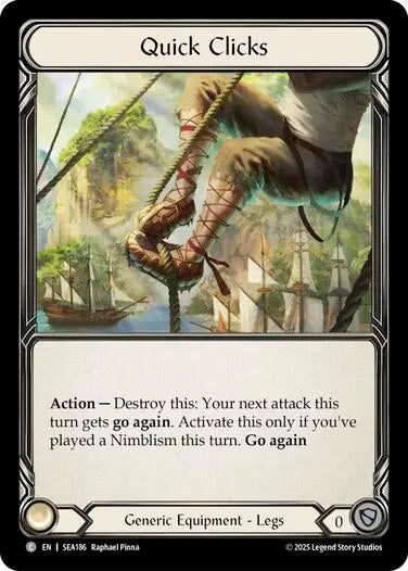 Image for Quick Clicks (Treasure) (SEA186) (High Seas) - Flesh and Blood TCG