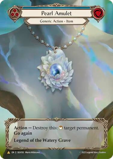 Image for Pearl Amulet (Treasure) (SEA193) (High Seas) - Flesh and Blood TCG