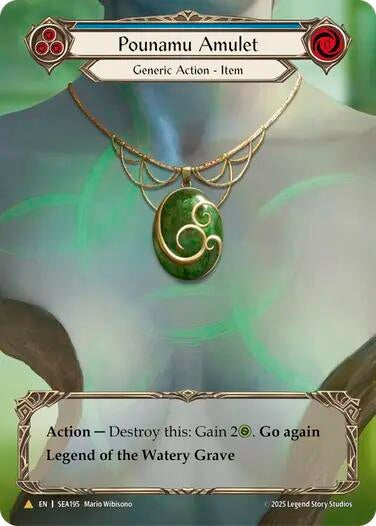 Image for Pounamu Amulet (Treasure) (SEA195) (High Seas) - Flesh and Blood TCG