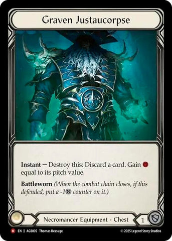 Image for Graven Justaucorpse (AGB005) (Armory Deck: Gravy Bones) - Flesh and Blood TCG
