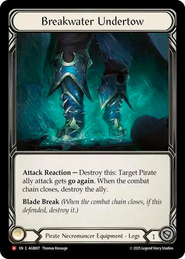 Image for Breakwater Undertow (AGB007) (Armory Deck: Gravy Bones) - Flesh and Blood TCG